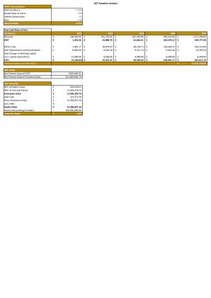 Financial Statements Modeling And Valuation For Specialized Training Business Plan In Excel BP XL Informative Editable