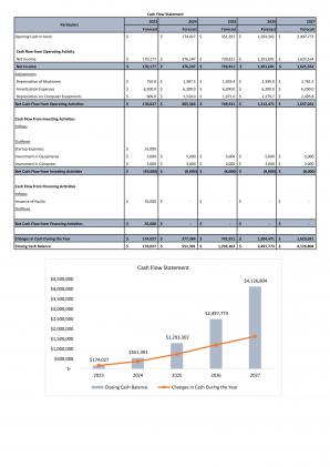 Financial Statements Modeling And Valuation For Sustainable Cosmetics Business Plan In Excel BP XL Compatible Multipurpose