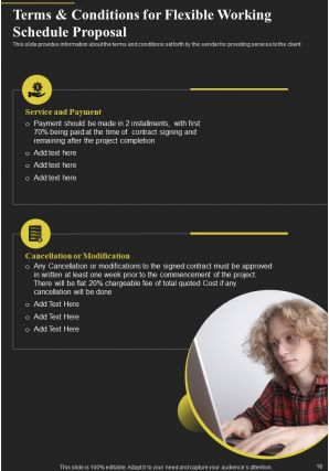 Flexible Working Schedule Proposal Report Sample Example Document