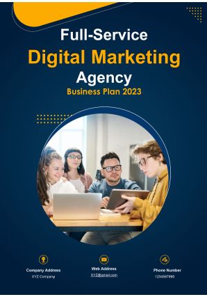 Full Service Digital Marketing Agency Business Plan Pdf Word Document