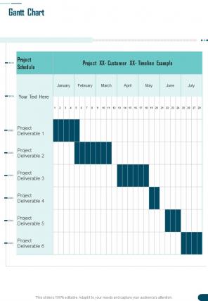 Gantt Chart Counseling Proposal Template One Pager Sample Example Document