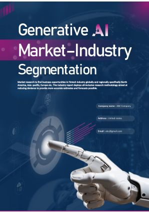 Generative AI Market Industry Segmentation Pdf Word Document IR