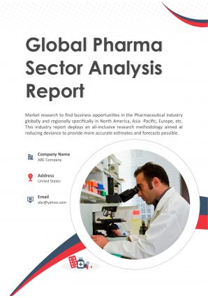 Global Pharma Sector Analysis Report Pdf Word Document