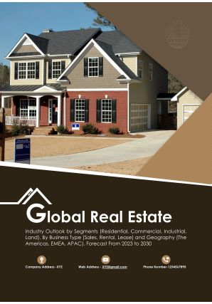Global Real Estate Industry Report Pdf Word Document IR Global Real Estate Industry Report A4 Pdf Word Document IR