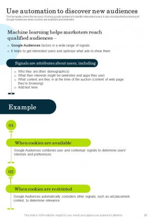 Google Digital Marketing Playbook Report Sample Example Document Analytical Multipurpose