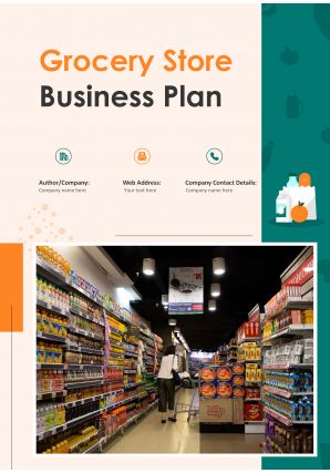Grocery Store Business Plan Pdf Word Document Grocery Store Business Plan A4 Pdf Word Document