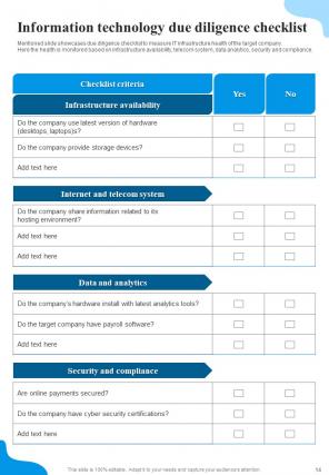 Guide To M And A Report Sample Example Document Attractive Impactful