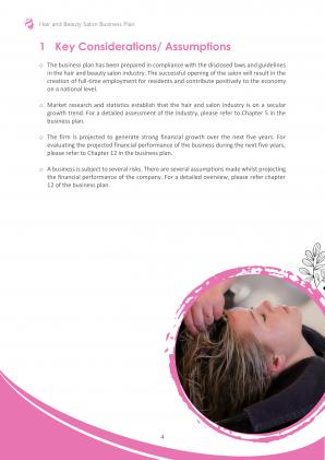 Hair And Beauty Salon Business Plan Pdf Word Document Professionally Compatible