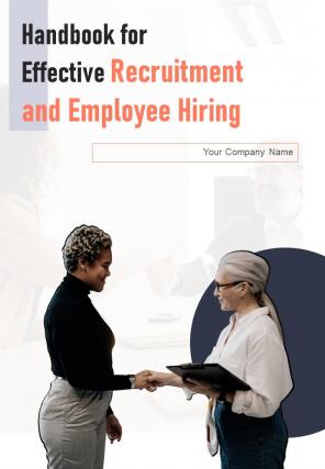Handbook For Effective Recruitment And Employee Hiring HB V