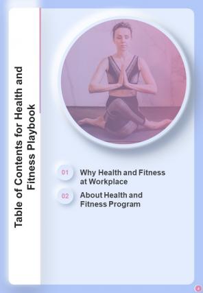 Health And Fitness Playbook Report Sample Example Document
