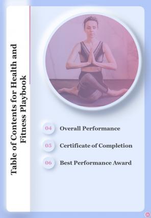Health And Fitness Playbook Report Sample Example Document