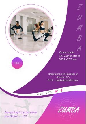 Health and wellness two page brochure flyer template
