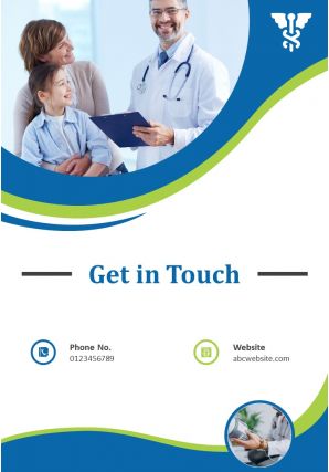 Hospital promotion two page flyer template