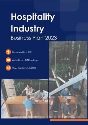 Hospitality Industry Business Plan Pdf Word Document Hospitality Industry Business Plan A4 Pdf Word Document