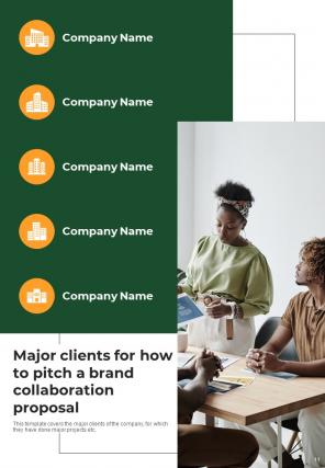 How To Pitch A Brand Collaboration Proposal Report Sample Example Document