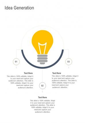 Idea Generation Logistics Service Proposal Template One Pager Sample Example Document