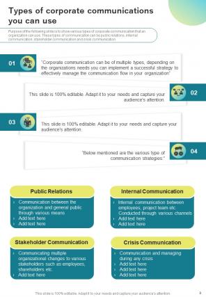 Implementing Effective Communication Strategy For Stakeholders Report Sample Example Document Appealing Downloadable