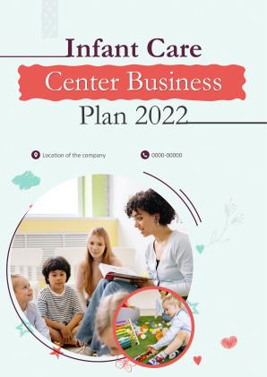 Infant Care Center Business Plan Pdf Word Document Infant Care Center Business Plan A4 Pdf Word Document