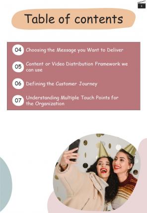 Influencer Reel And Video Action Plan Playbook Report Sample Example Document