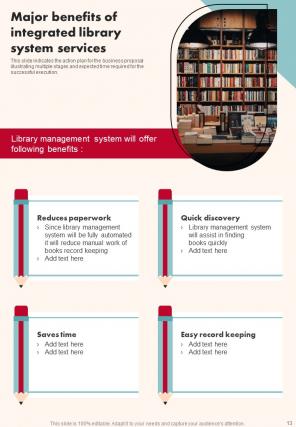 Integrated Library System Proposal Report Sample Example Document Engaging Images