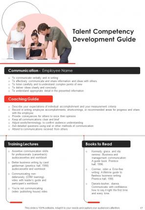 Internal Talent Management Handbook HB Customizable Visual