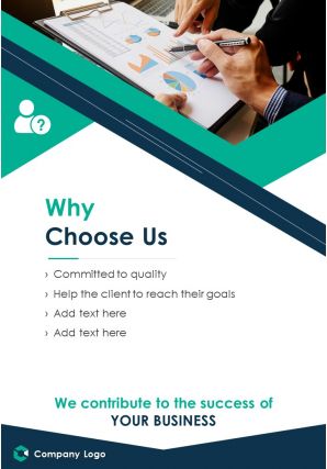 It consulting four page brochure template