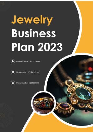 Jewelry Business Plan Pdf Word Document Jewelry Business Plan A4 Pdf Word Document