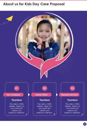 Kids Day Care Proposal Example Document Report Doc Pdf Ppt