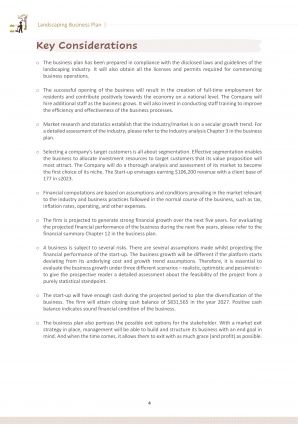 Landscaping Business Plan Pdf Word Document Template Researched