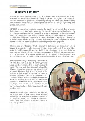 Latest Construction Industry Outlook Pdf Word Document IR V Adaptable Good