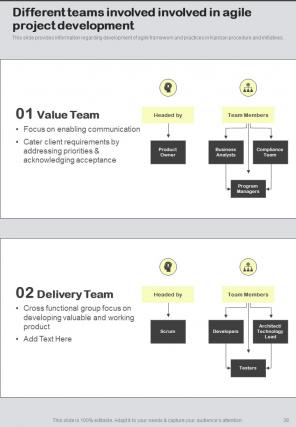 Lean Agile Project Management Playbook Report Sample Example Document Aesthatic Graphical