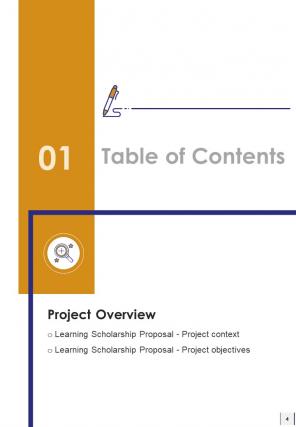 Learning scholarship proposal example document report doc pdf ppt