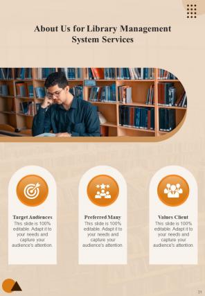 Library Management System Project Proposal Report Sample Example Document Designed Impressive