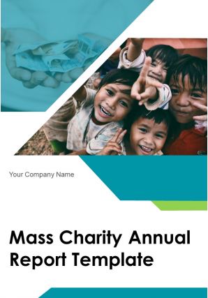 Mass charity annual report template pdf doc ppt document report template