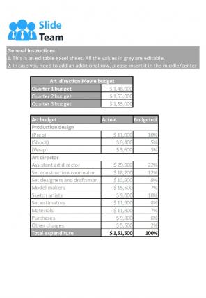Movie Budget Excel Spreadsheet Worksheet Xlcsv XL Bundle V Editable Ideas