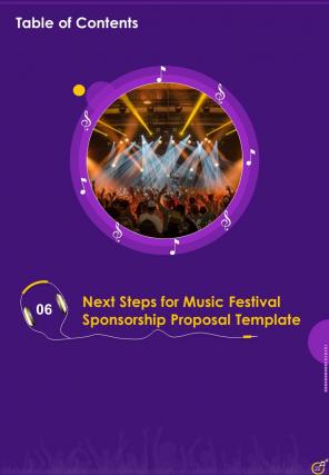 Musical event funding proposal example document report doc pdf ppt