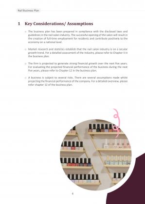 Nail Salon Business Plan Pdf Word Document Informative Captivating