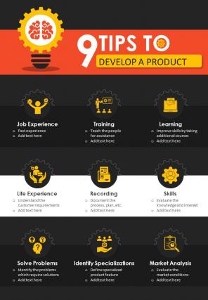 Nine Steps For Organizational Product Development