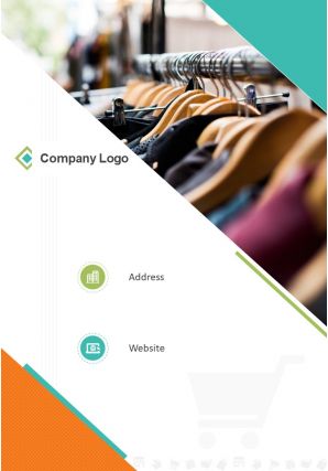 One page company logo contact us page retail company presentation report infographic ppt pdf document