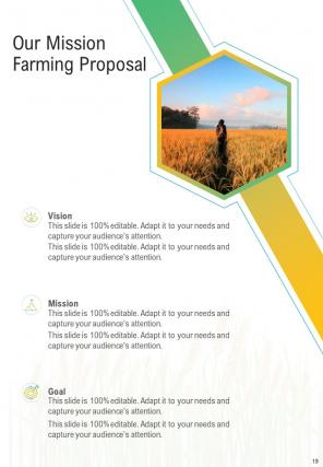 One pager farming proposal template