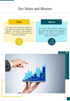 One pager financial proposal template