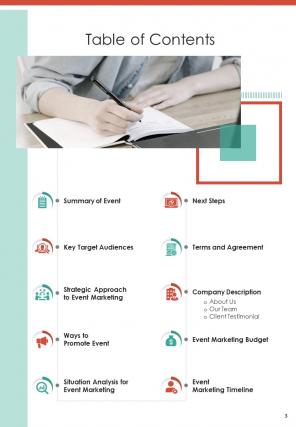 One pager for marketing campaign proposal template