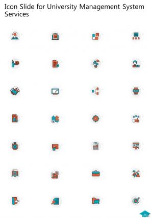 One pager university management system proposal template