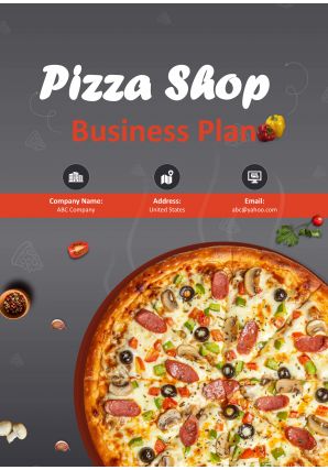 Pizza Shop Business Plan A4 Pdf Word Document
