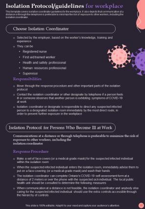 Post Pandemic Business Playbook Report Sample Example Document