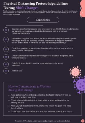 Post Pandemic Business Playbook Report Sample Example Document