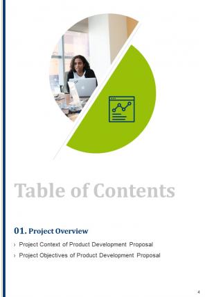 Product development proposal example document report doc pdf ppt