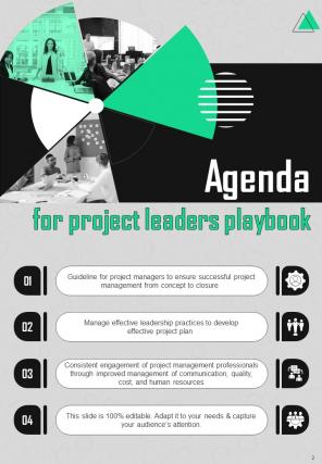 Project Leaders Playbook Report Sample Example Document Captivating Compatible