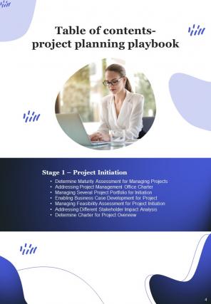 Project Planning Playbook Report Sample Example Document Colorful Adaptable