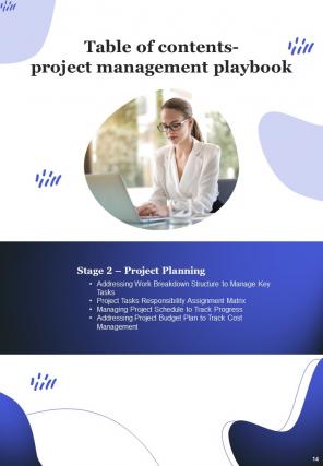 Project Planning Playbook Report Sample Example Document Graphical Adaptable